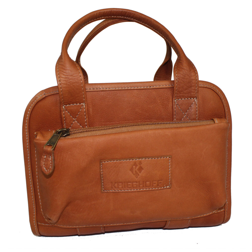 Leather 4 Box Carrier by Wild Hare, Two Colors
